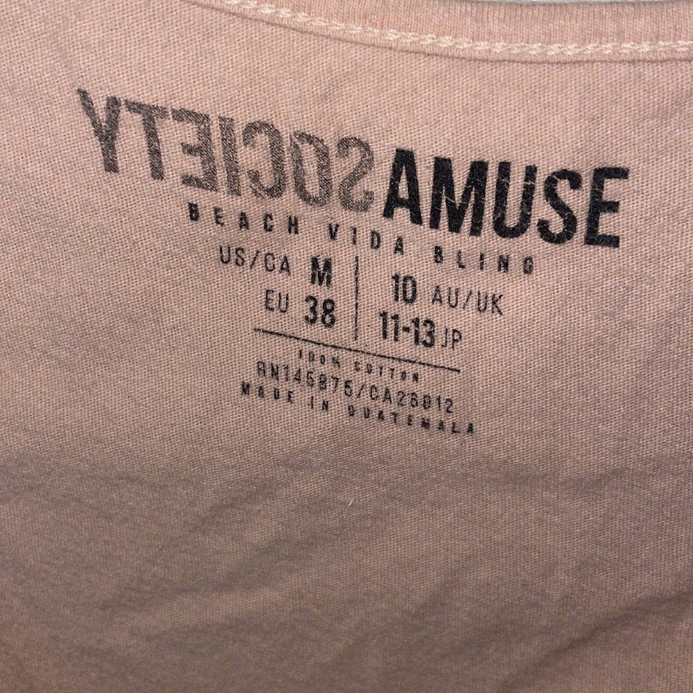 Amuse Society / Buckle Sun chaser Blush Rosewater Racerback tank top - Picture 8 of 12